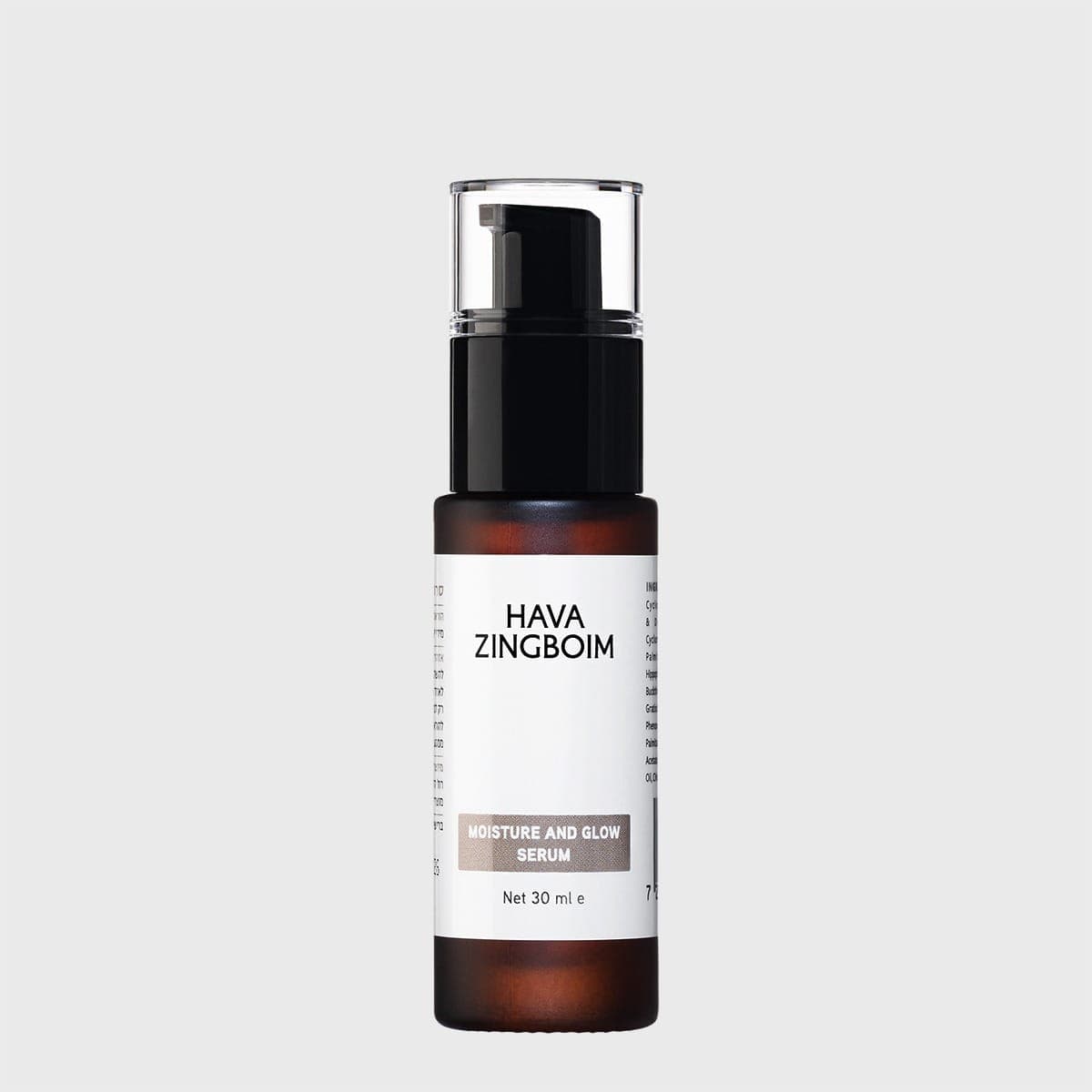 סרום MOISTURE AND GLOW מבית חוה זינגבוים – סרום לחות וזוהר לפנים
