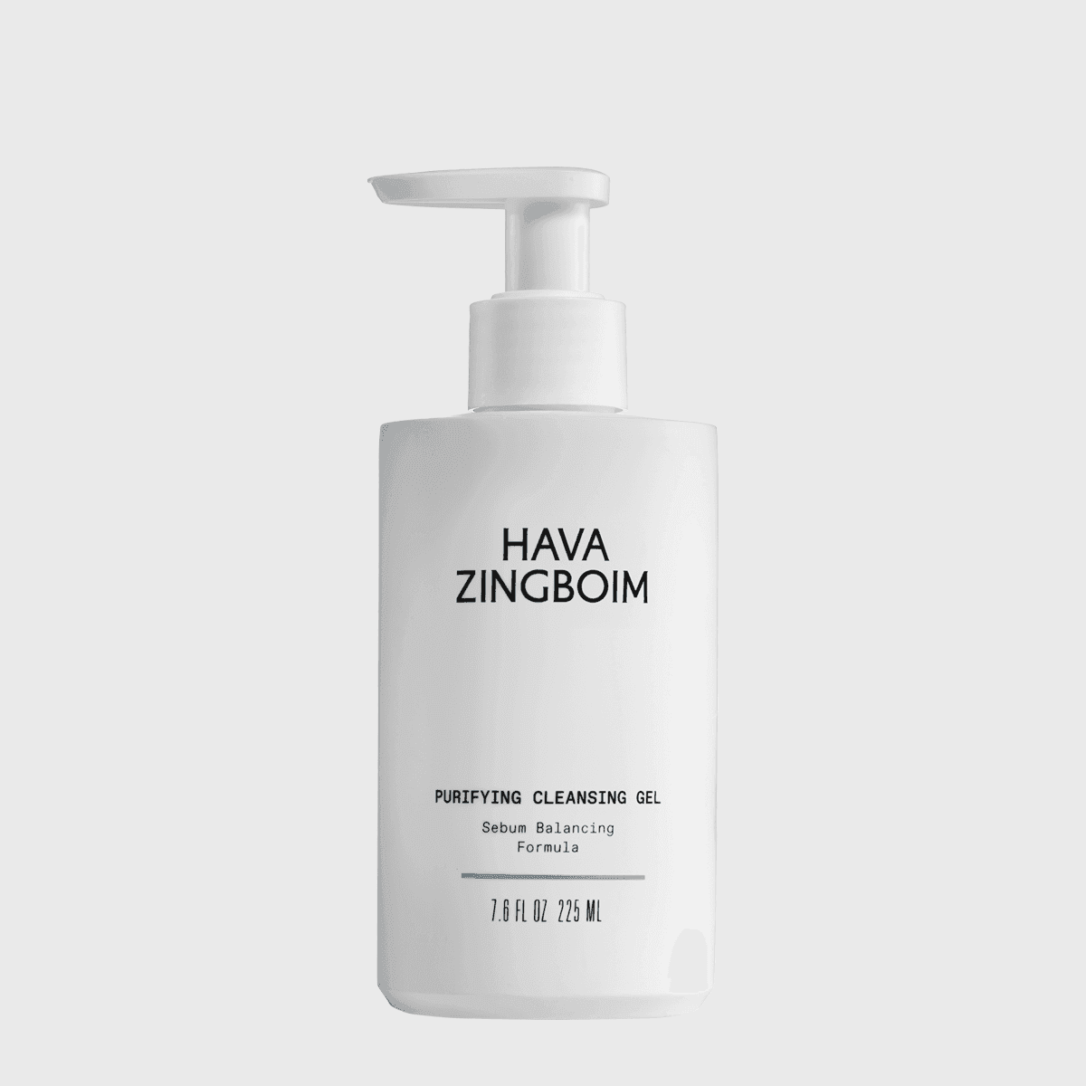 ג׳ל ניקוי מטהר של חוה זינגבוים (Hava Zingboim Purifying Cleansing Gel) לאיזון שומניות וניקוי יסודי של עור הפנים, זמין ב־YSEE by Yulia Galimidi.